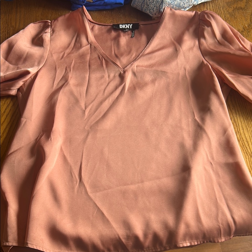 DKNY Women's Pink Top